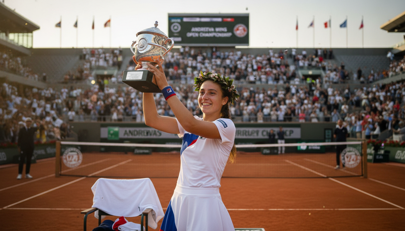 Mirra Andreeva Crowned French Open Women's Champion
