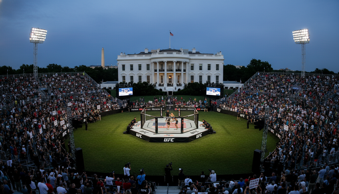 White House Readies for UFC Freedom 250 Amidst Construction Boom and Legal Challenge