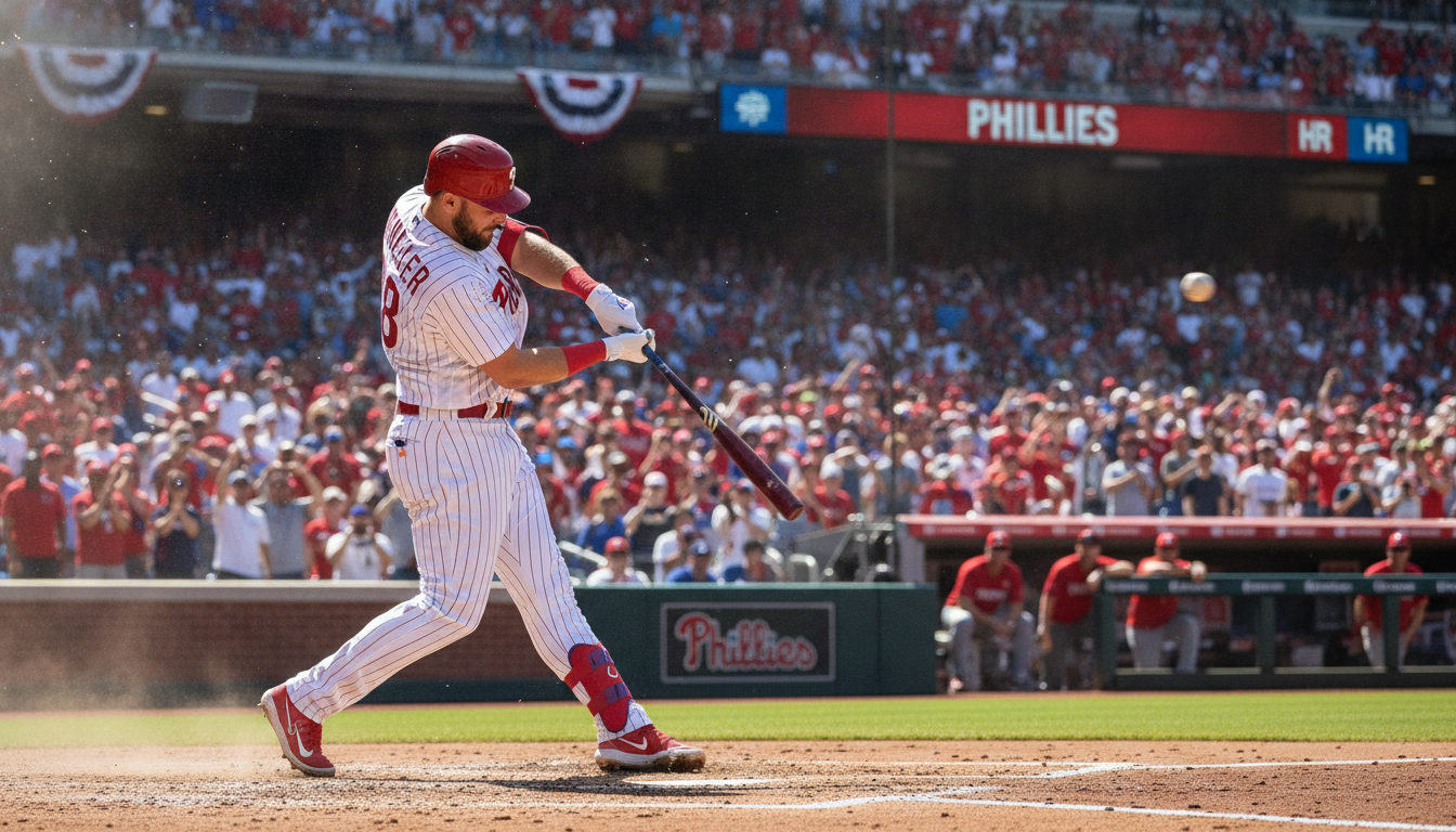 Kyle Schwarber Blasts MLB-Leading 30th Home Run, Powers Phillies to Key Victory