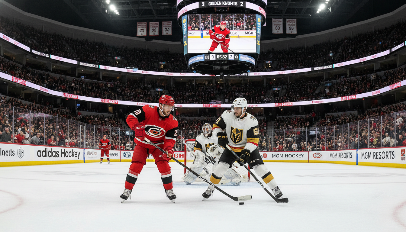 Hurricanes Push Golden Knights to the Brink, Just One Win Shy of Stanley Cup