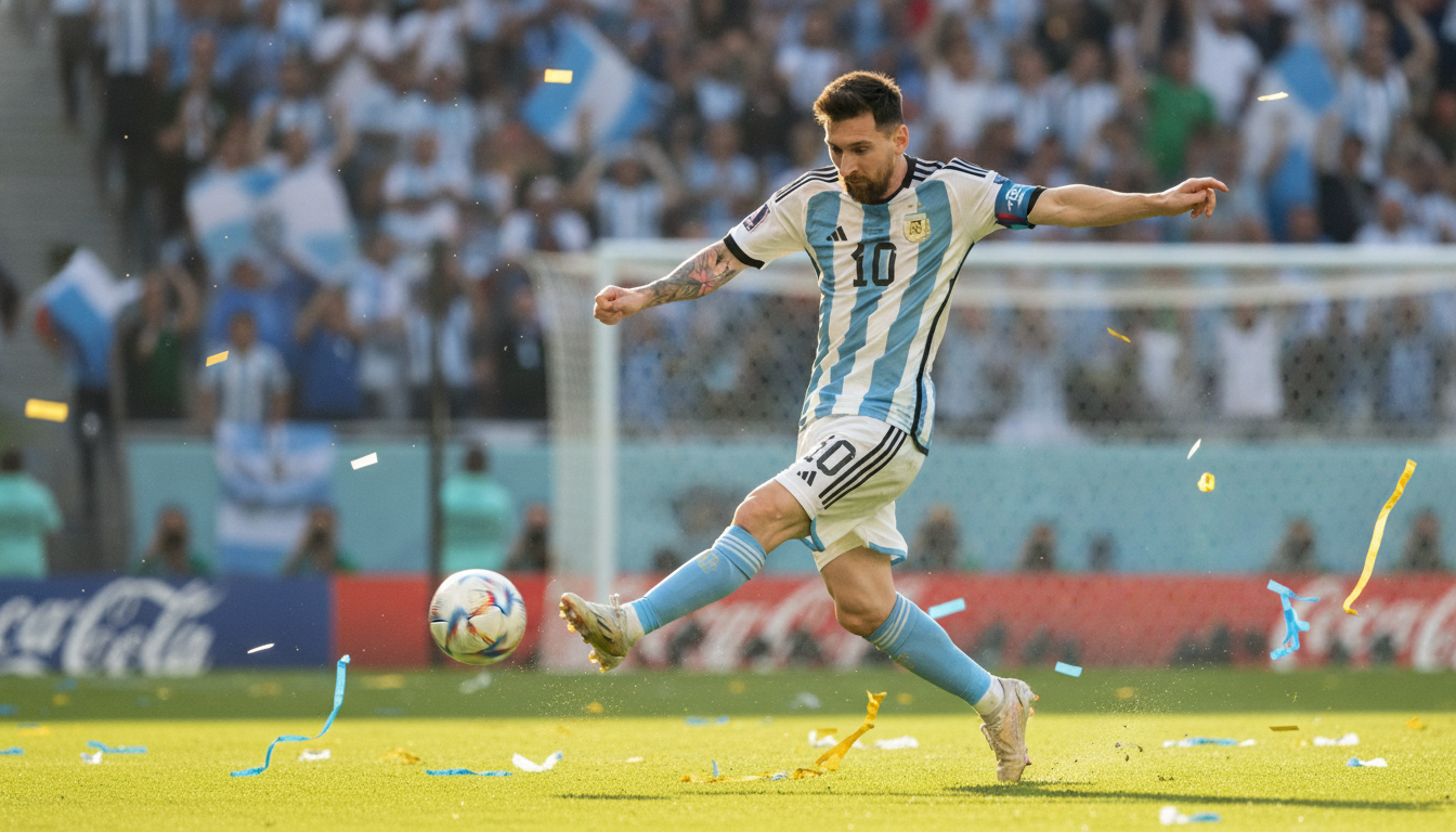 Messi Scores 19th World Cup Goal, Extends Record