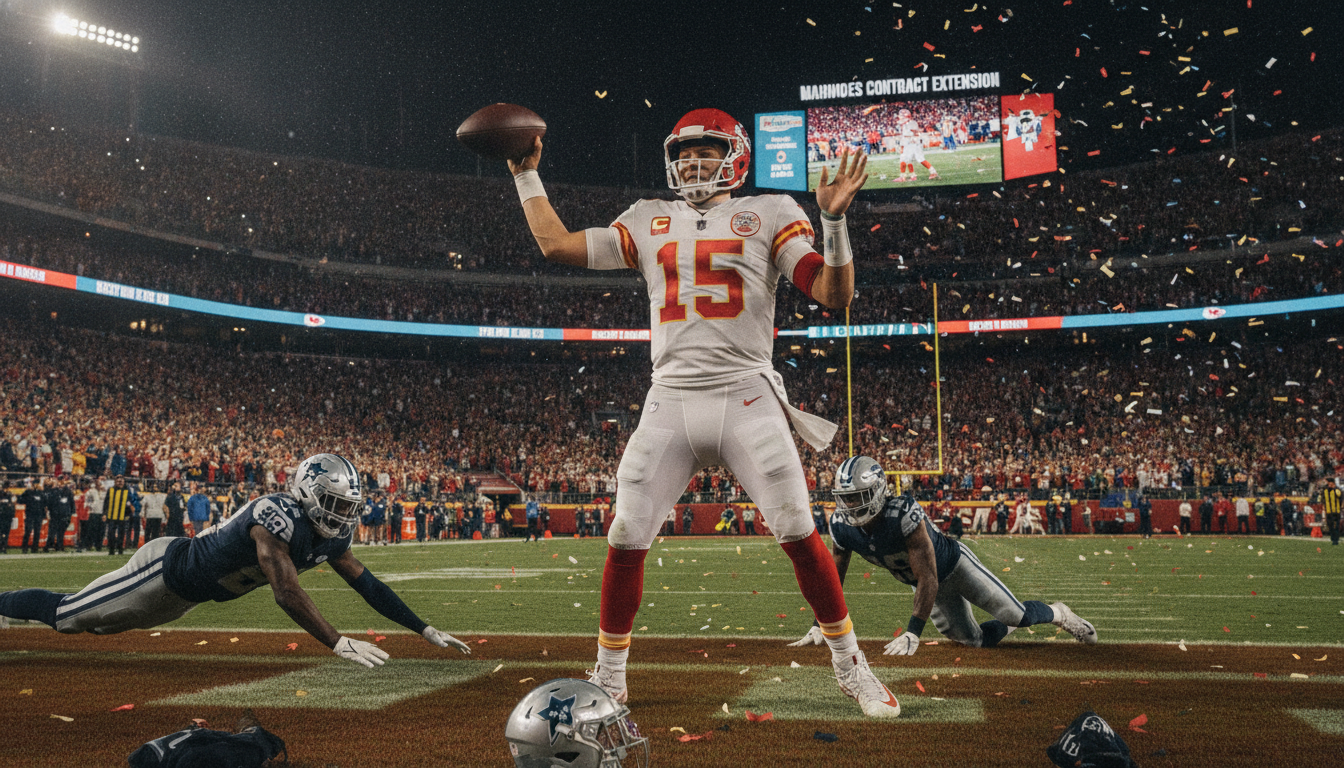 Patrick Mahomes Secures NFL's First Half-Billion Dollar Deal with Chiefs
