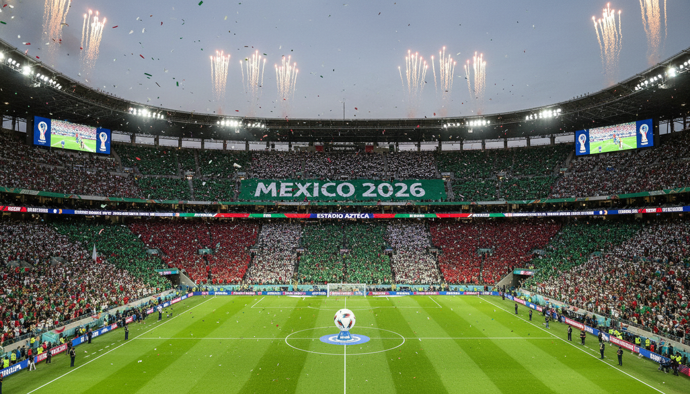 Mexico Wins World Cup Opener 2-0 Against Nine-Man South Africa