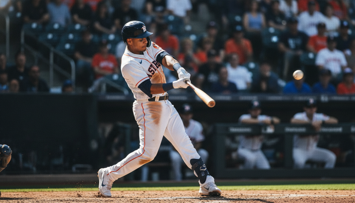Rookie Raynel Delgado Delivers Clutch Go-Ahead Single, Fuels Astros' Late Rally Over Tigers