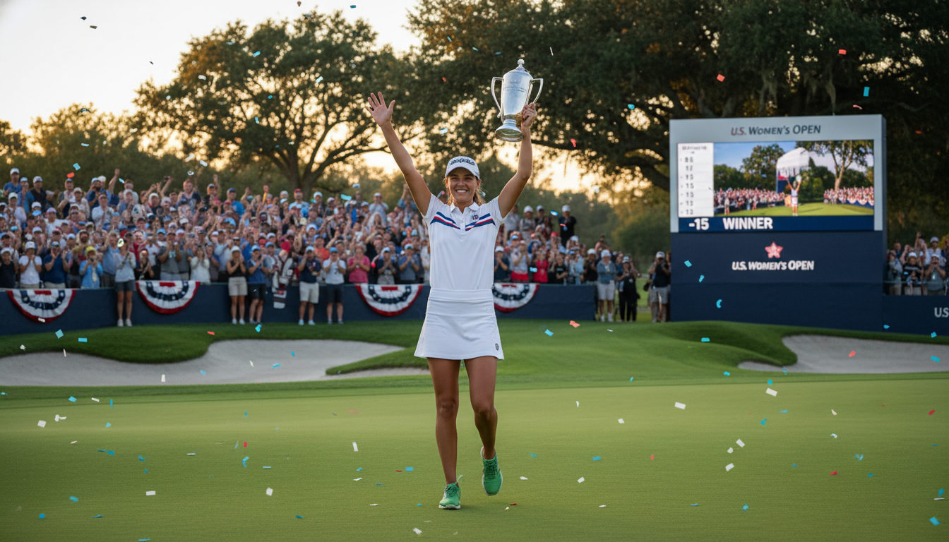 Nelly Korda Wins U.S. Women's Open for Second Consecutive Major
