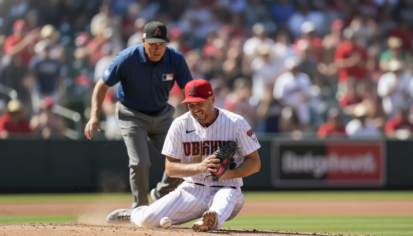 Diamondbacks Pitching Staff Reels from Double Blow as Nelson Faces Potential Season-Ending Surgery, Soroka Exits Early