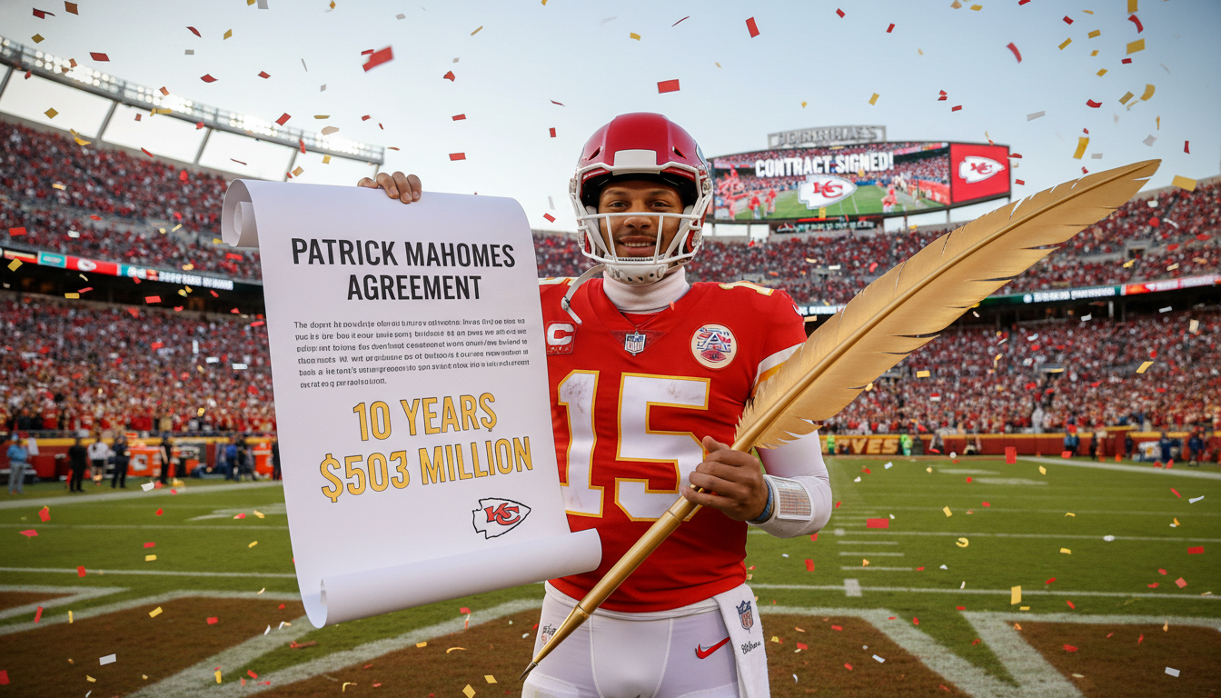 Mahomes Locks In Historic Chiefs Extension Through 2033