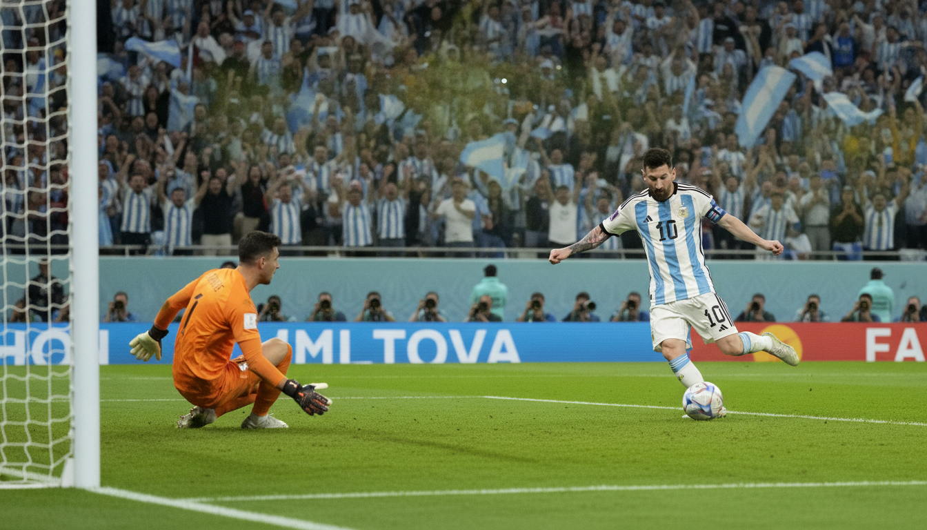 Messi Marks Return with Penalty Goal in Argentina's Final World Cup Tune-Up