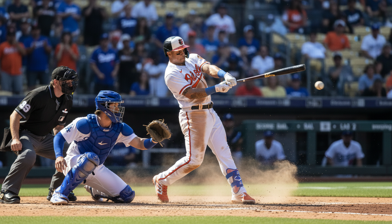 Orioles Obliterate Dodgers 12-1 in Dominant Performance Behind Cowser, Alonso