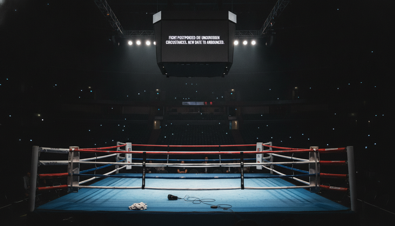 San Francisco Boxing Card Postponed Amid Funding Shortfalls