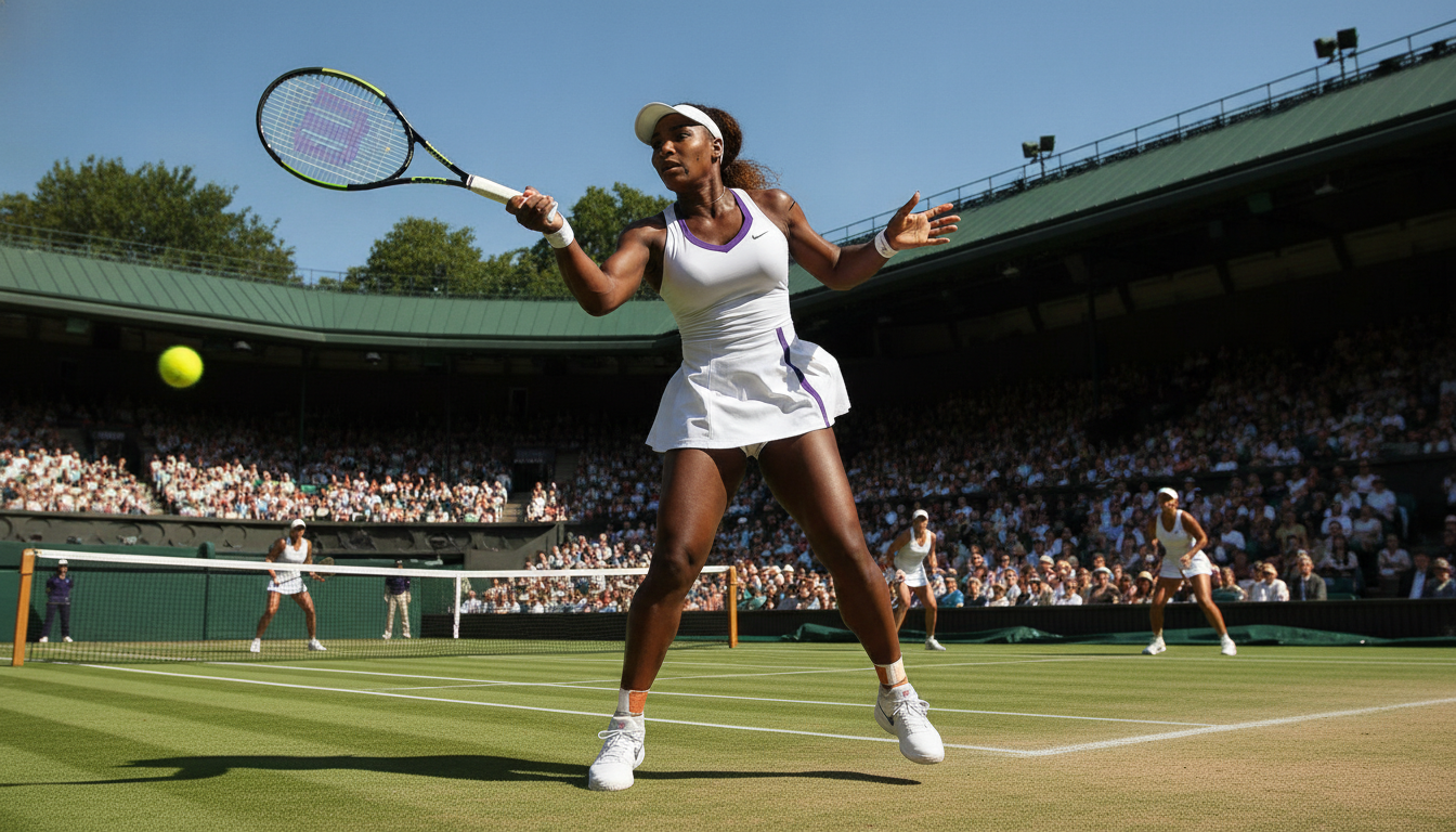 Serena Williams' Queen's Club Comeback Cut Short by Partner's Injury