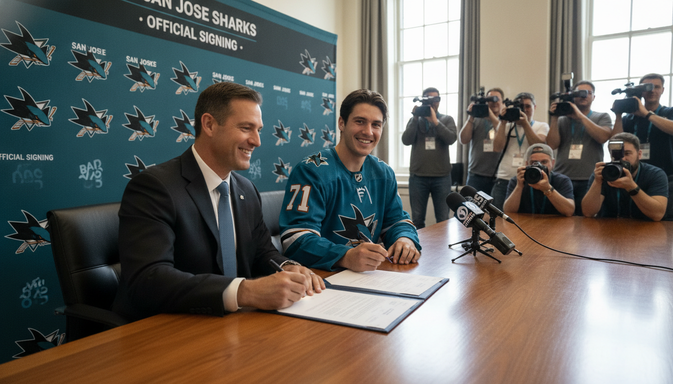 Macklin Celebrini Shatters NHL Salary Ceiling with Record-Breaking Sharks Deal