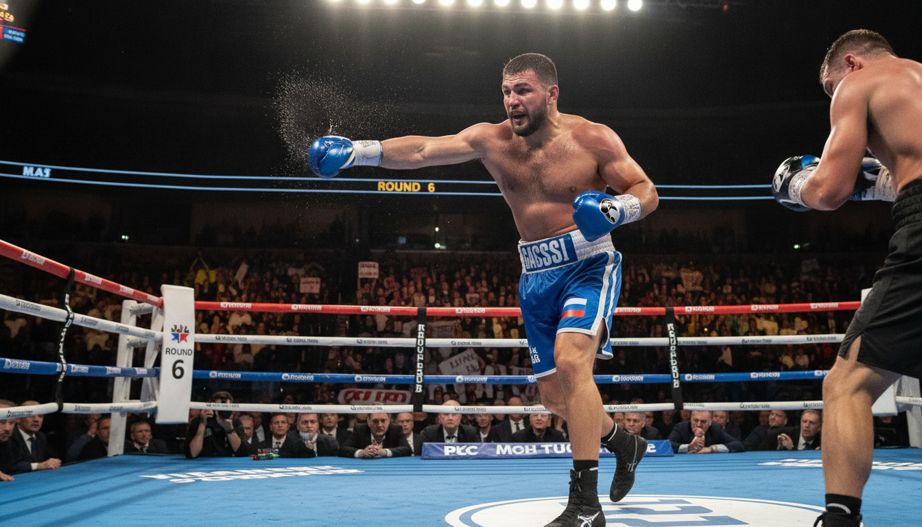 Gassiev Dominates: 'Iron' Murat Retains WBA Heavyweight Title with Sixth-Round Stoppage