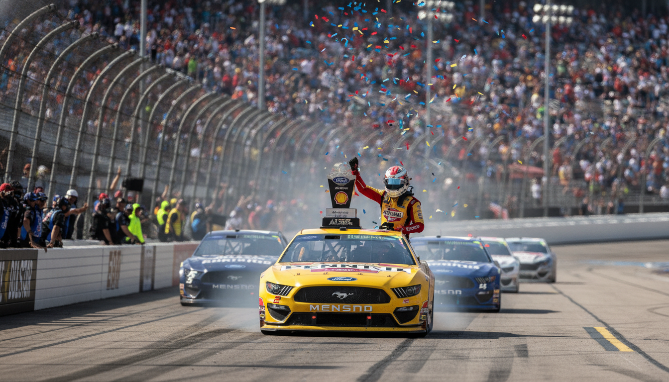 Logano Dominates North Wilkesboro, Secures First 2026 Win and Playoff Berth