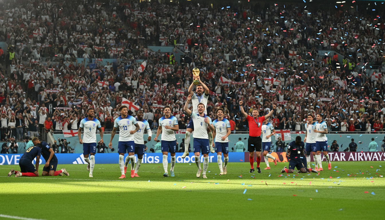 England Secures Spot in World Cup Round of 16