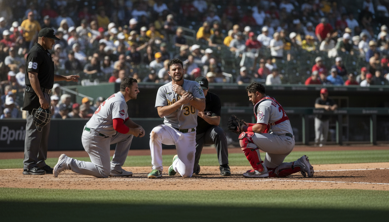 Oakland Athletics Suffer Dual Blow: Nick Kurtz and Zack Gelof Placed on Injured List