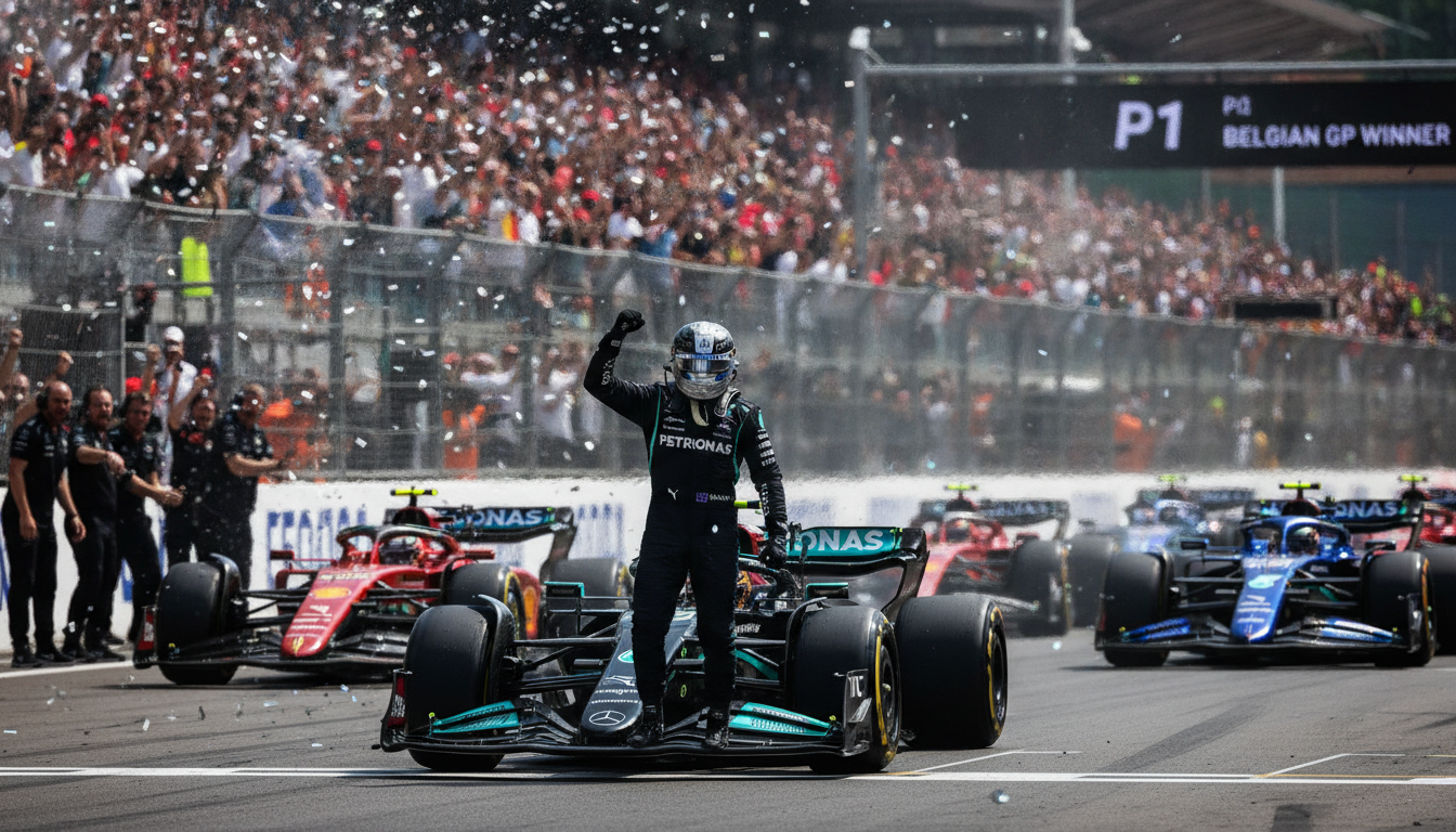 Antonelli Dominates Belgian GP, Extends Championship Lead with Sixth 2026 Win
