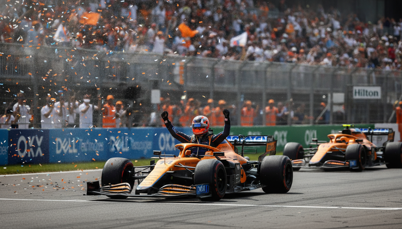 Norris Claims First Win of Season in Dramatic Hungarian Grand Prix
