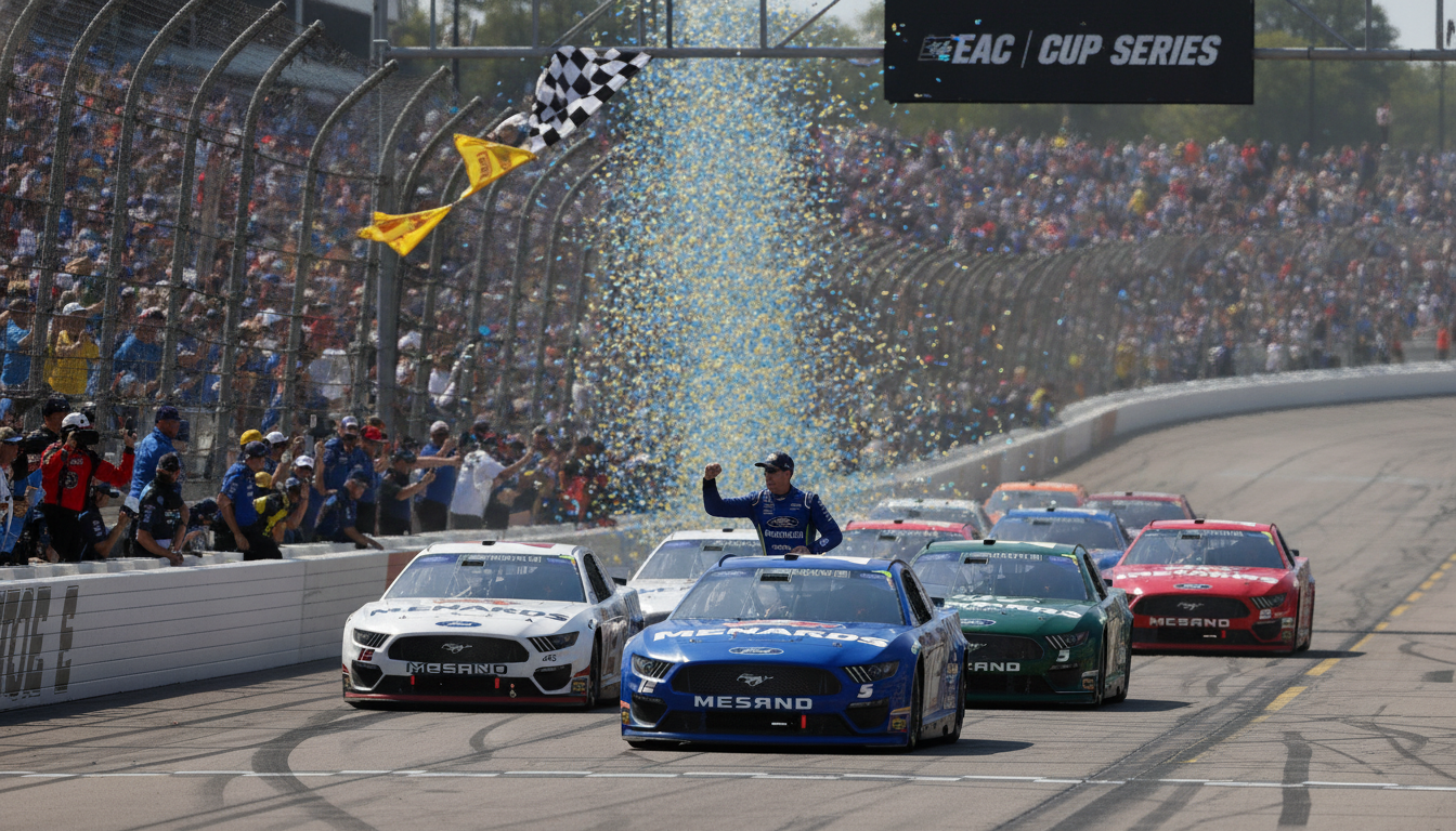 Blaney's Dominant EchoPark Victory Propels Him to Third in Cup Standings
