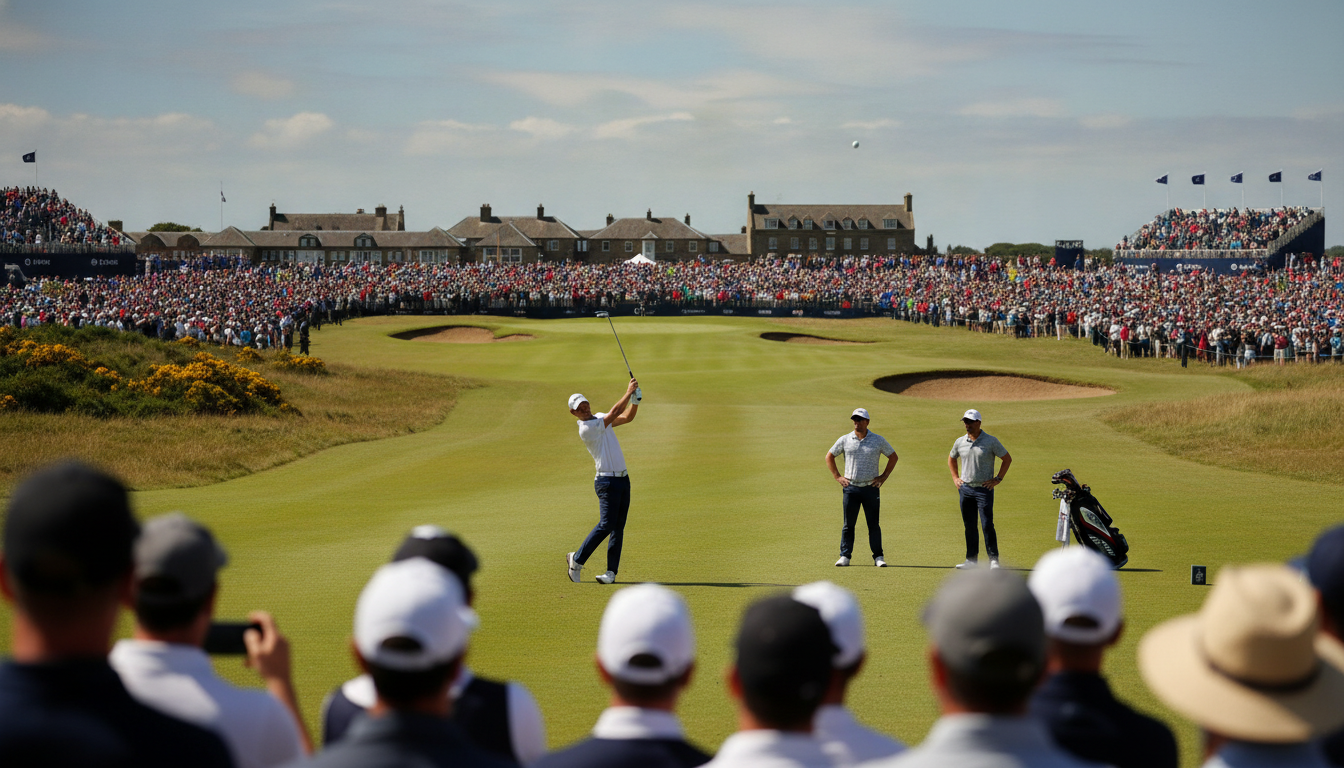 Lucas Herbert and Sam Burns Tie Major Scoring Record at Open Championship