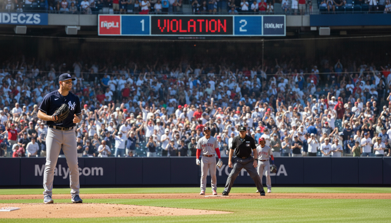 MLB Tightens Pitch Clock Enforcement on Yankees' José Caballero, Igniting Controversy