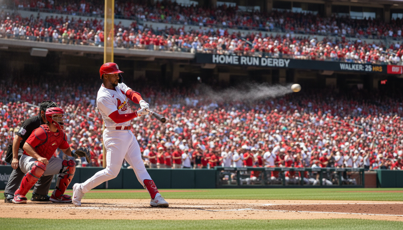 Jordan Walker Claims Home Run Derby Title