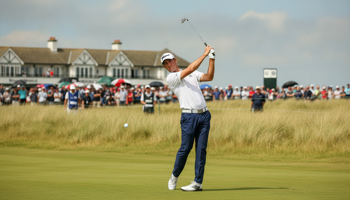 Sam Burns Eyes Maiden Major at The Open Championship, Leads Heading into Final Round
