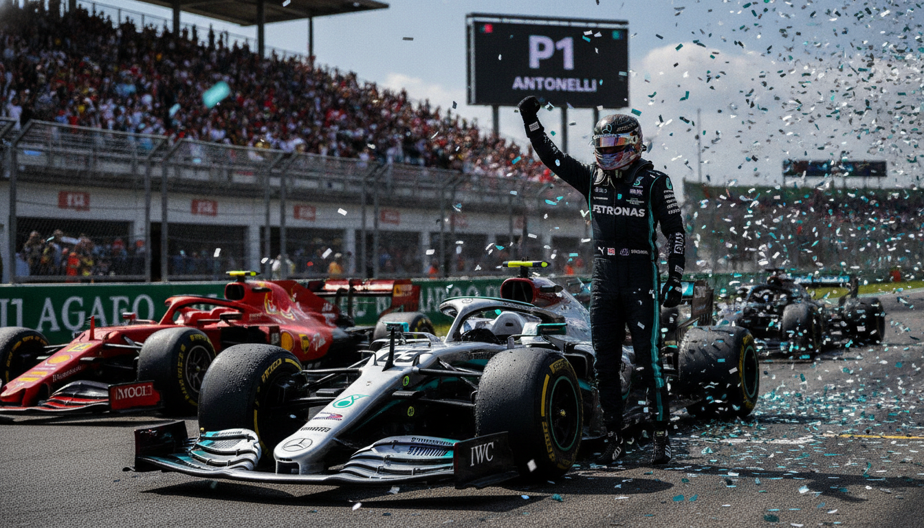 Antonelli Dominates Belgian GP Qualifying, Secures Crucial Pole Position