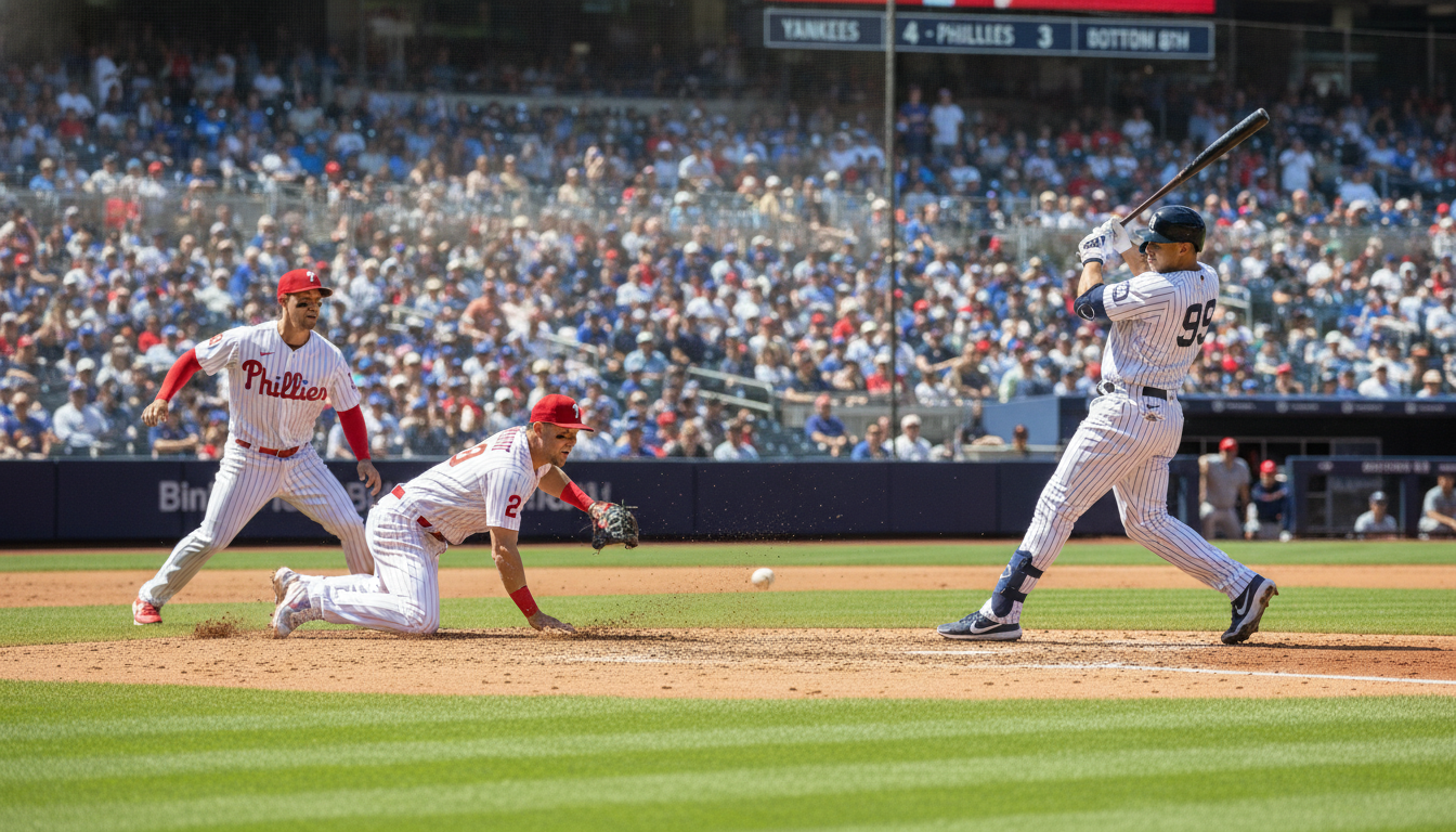 Yankees Navigate Key Injuries, Shut Out Phillies 1-0 in Pitching Masterclass