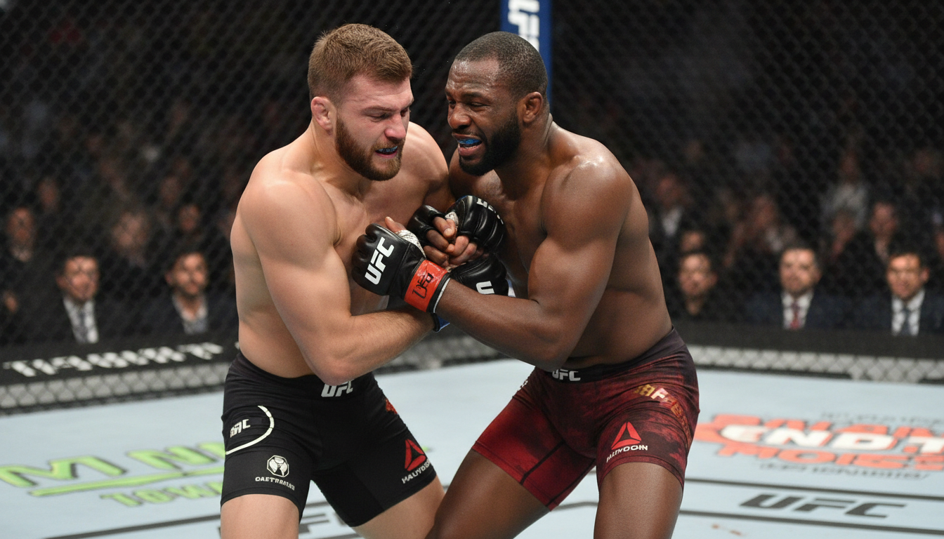 Du Plessis Dominates Usman in UFC Oklahoma City Main Event