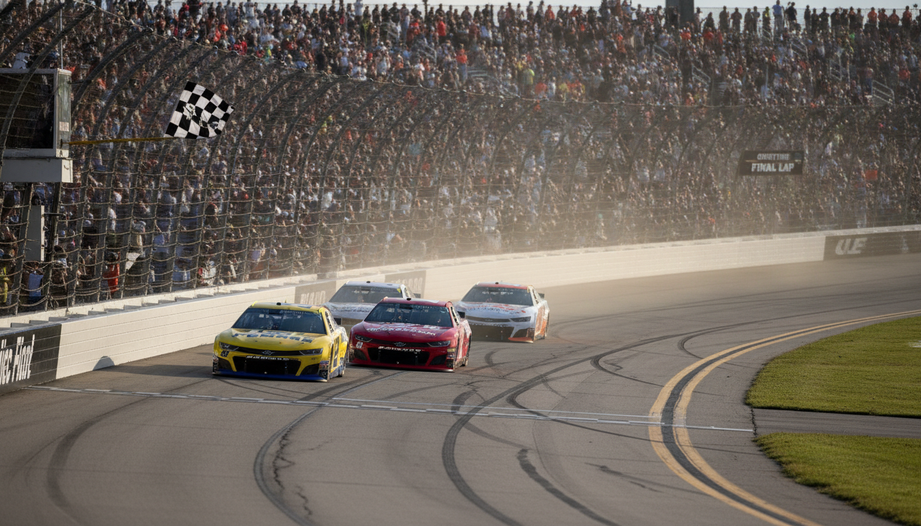 Brandon Jones Triumphs in Thrilling Overtime Finish at Chicagoland's Cuervo 300