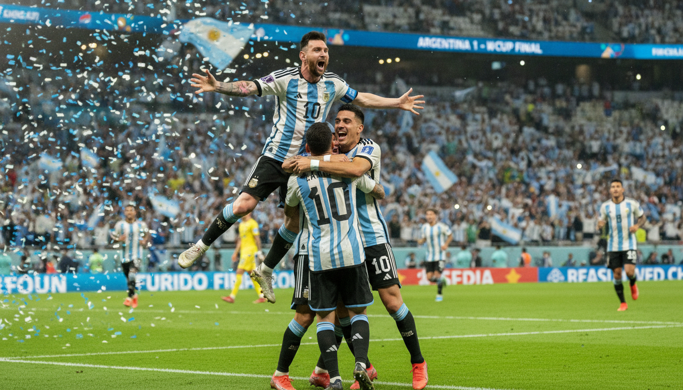 Argentina Edges Cape Verde 3-2 in Extra Time Thriller: Messi Shines in World Cup Round of 32 Escape