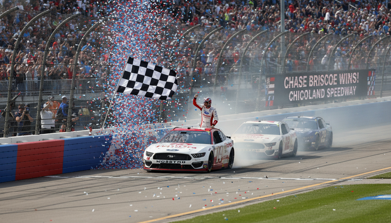 Briscoe Breaks Through: First 2026 Victory for Joe Gibbs Racing at Chicagoland