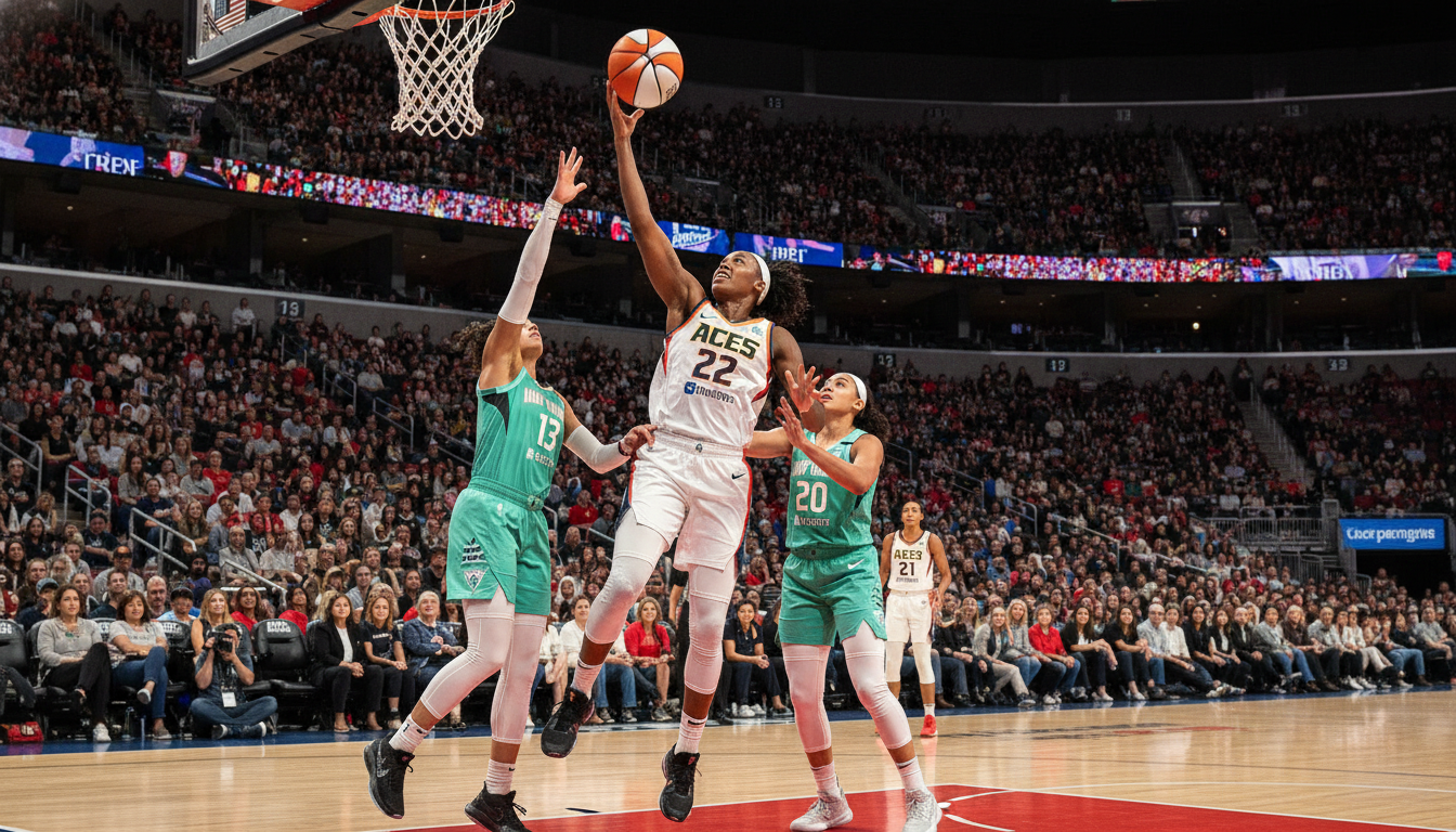 Aces Outduel Liberty in High-Scoring Thriller