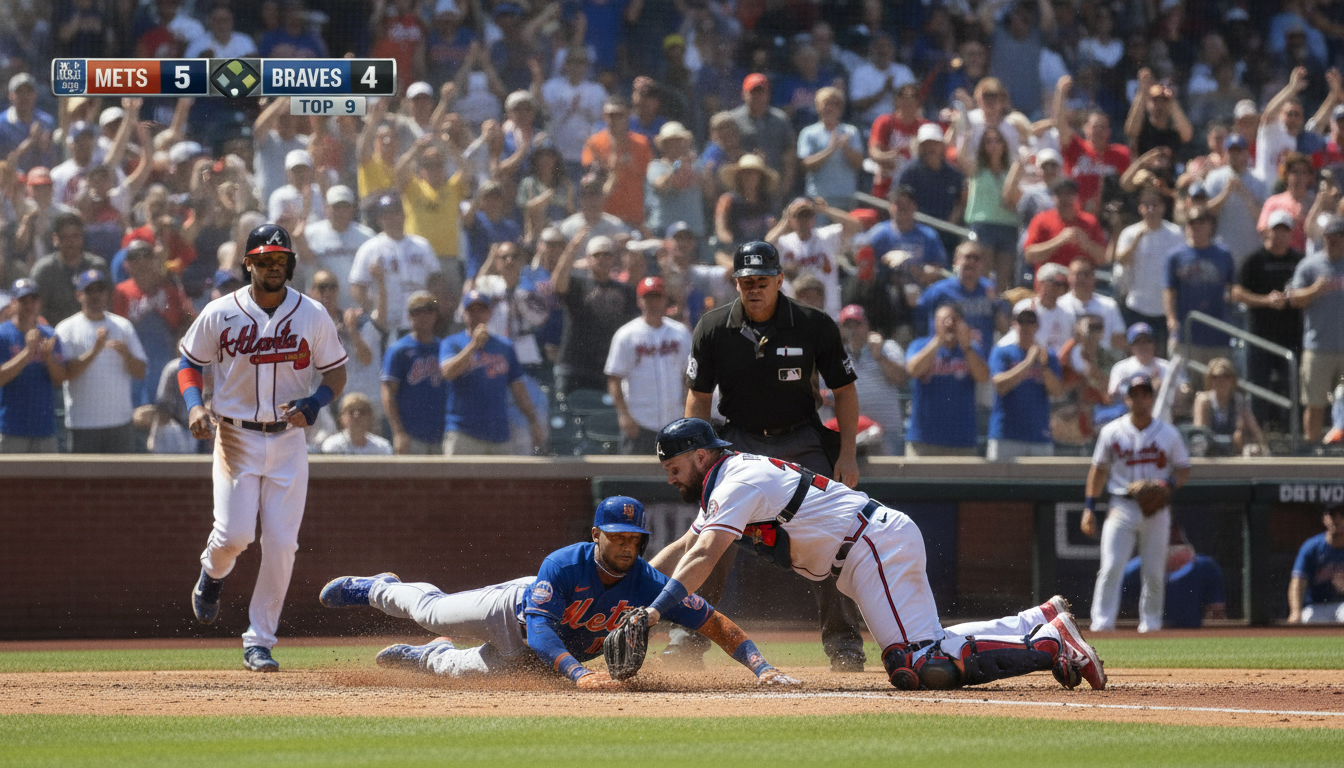 Mets Stun Braves in 10-Inning Thriller, Split Series