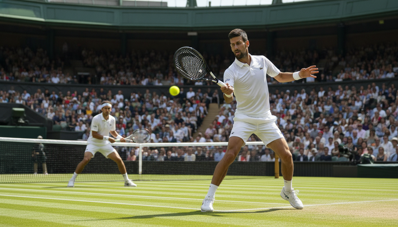 Djokovic Equals Federer's Wimbledon Match Win Record, Advances to Fourth Round