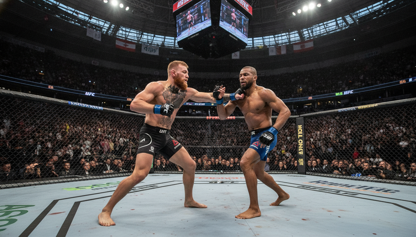 Navajo Stirling Stuns Jan Blachowicz with First-Round TKO Upset at UFC Belgrade