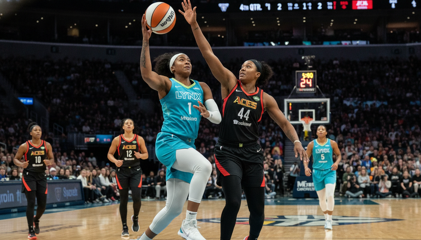 Minnesota Lynx Defeat Las Vegas Aces, Secure Series Tiebreaker
