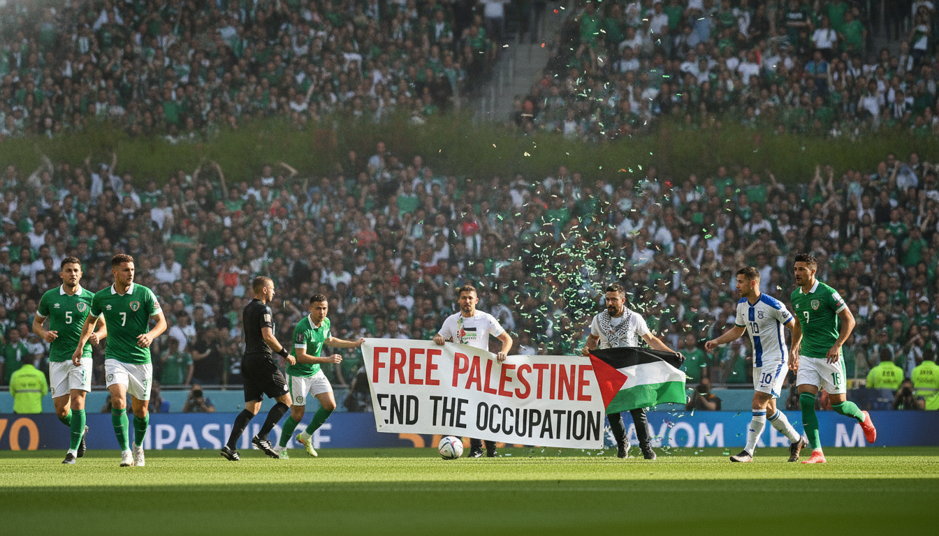 Ireland Dominates Israel 3-0 Amidst Heightened Political Tensions in Nations League