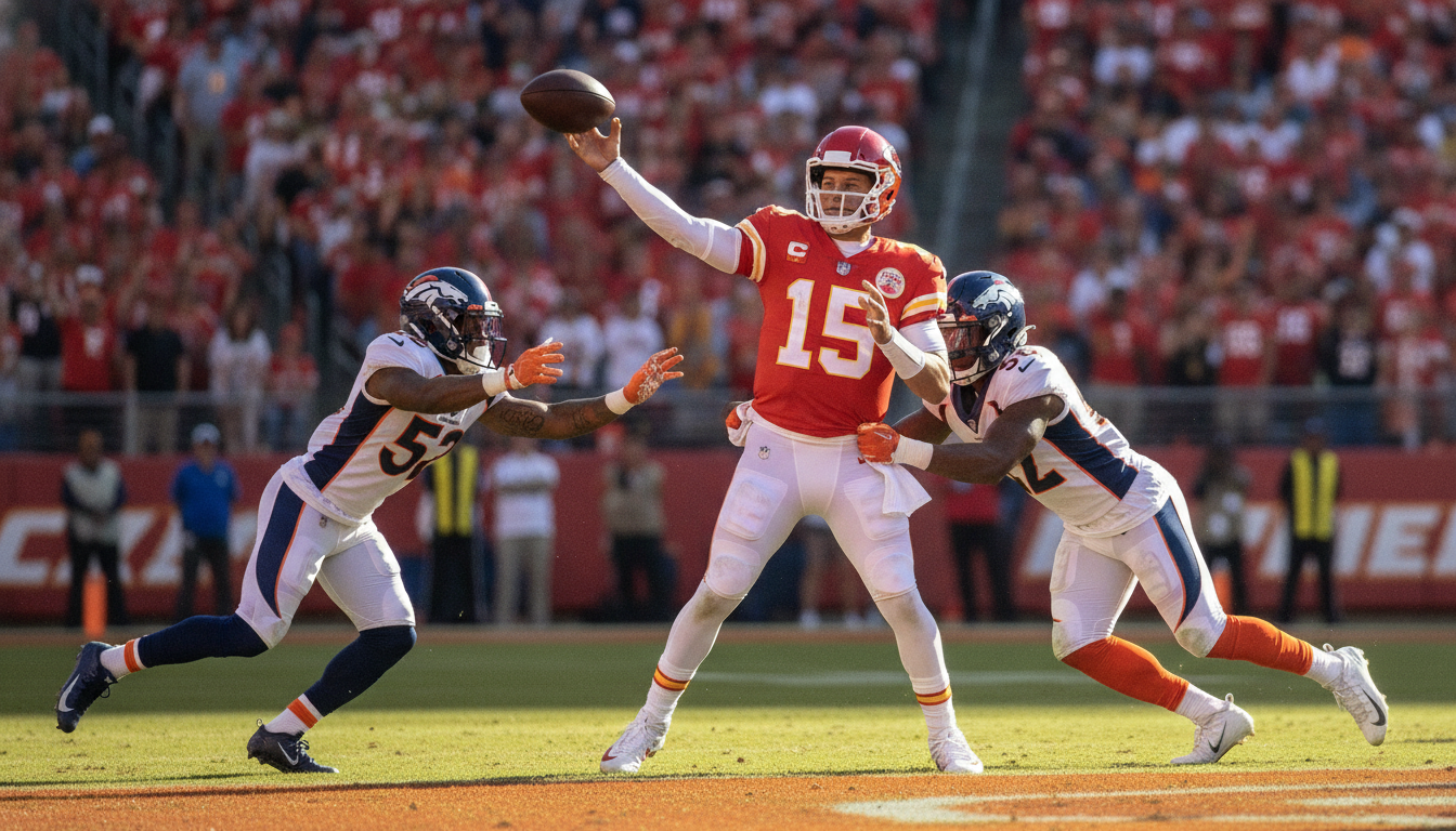 Mahomes Dominates in Return, Chiefs Rout Broncos 31-10 on MNF