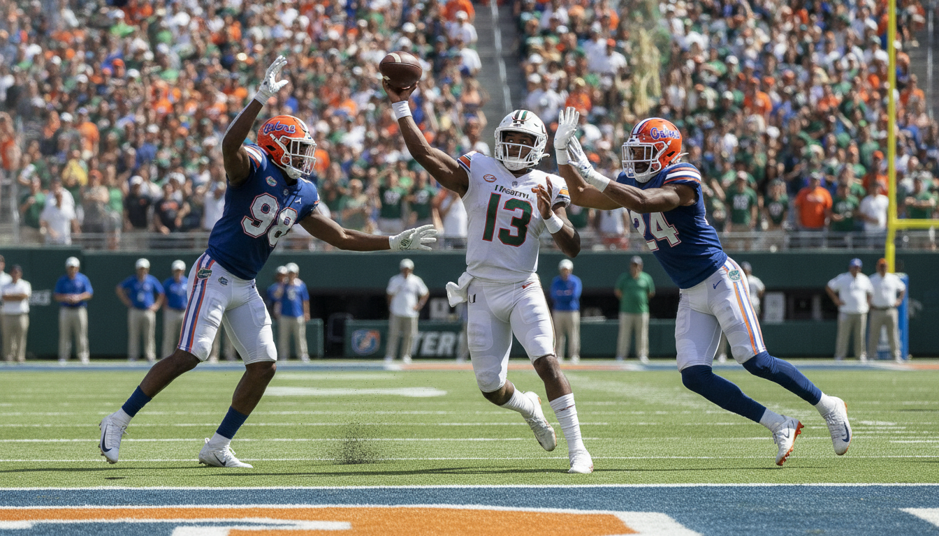Miami's Darian Mensah Rewrites ACC Record Books with Unprecedented Completion Streak