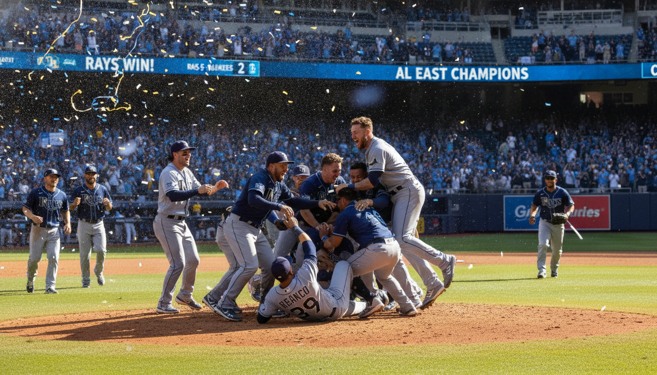 Tampa Bay Rays Dominate Yankees, Clinch AL East Title and Top Playoff Seed