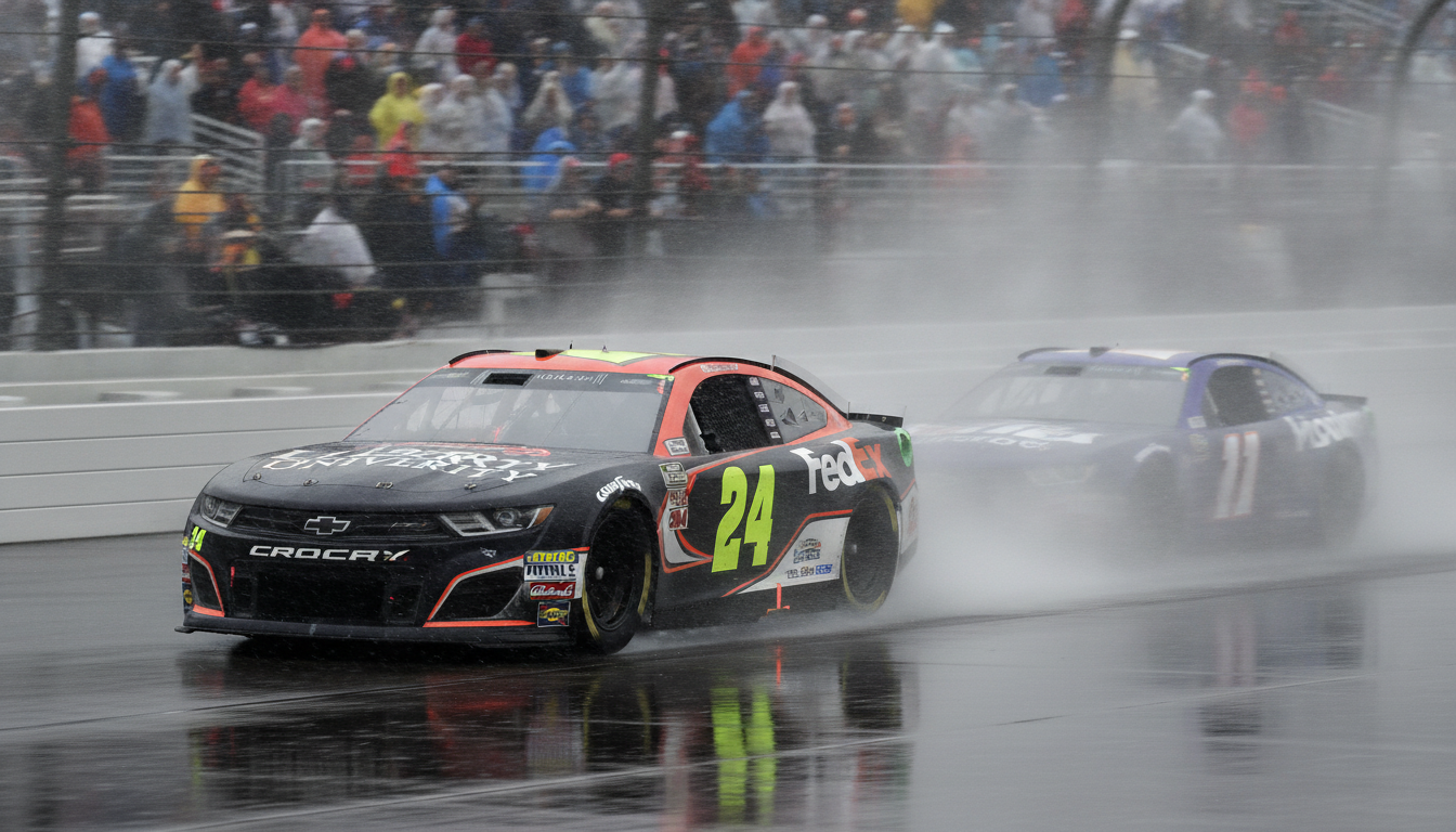NASCAR Empowers Teams with New Oval Wet-Weather Tire Strategy