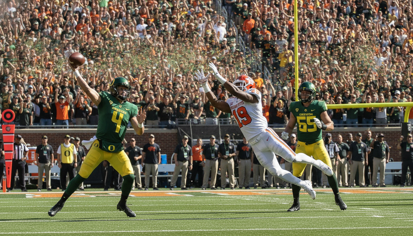 No. 6 Oregon Suffers Major Upset by Oklahoma State, Playoff Hopes Dented