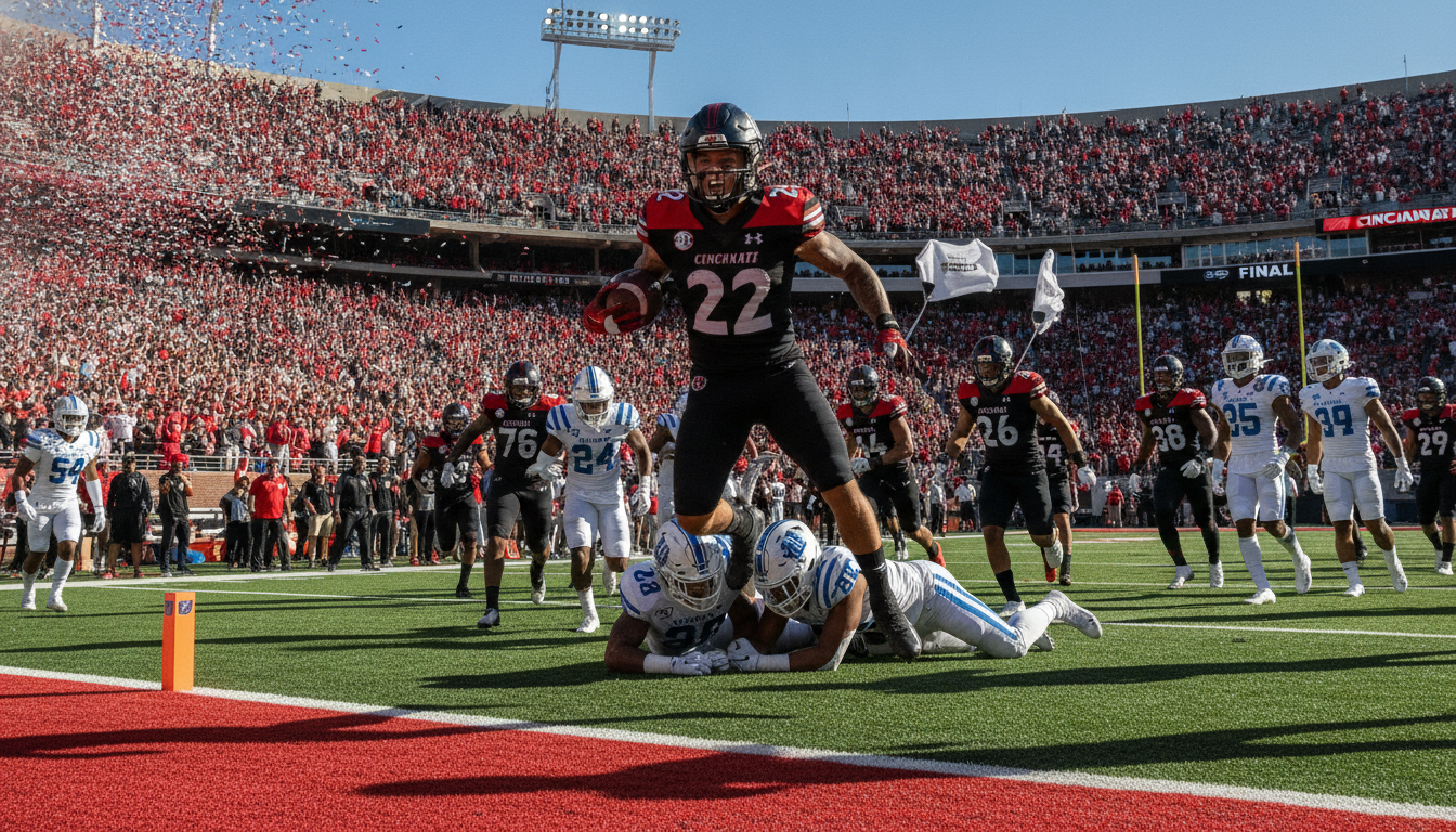 Cincinnati Rallies from 21-Point Deficit to Beat Miami (Ohio) in Thriller