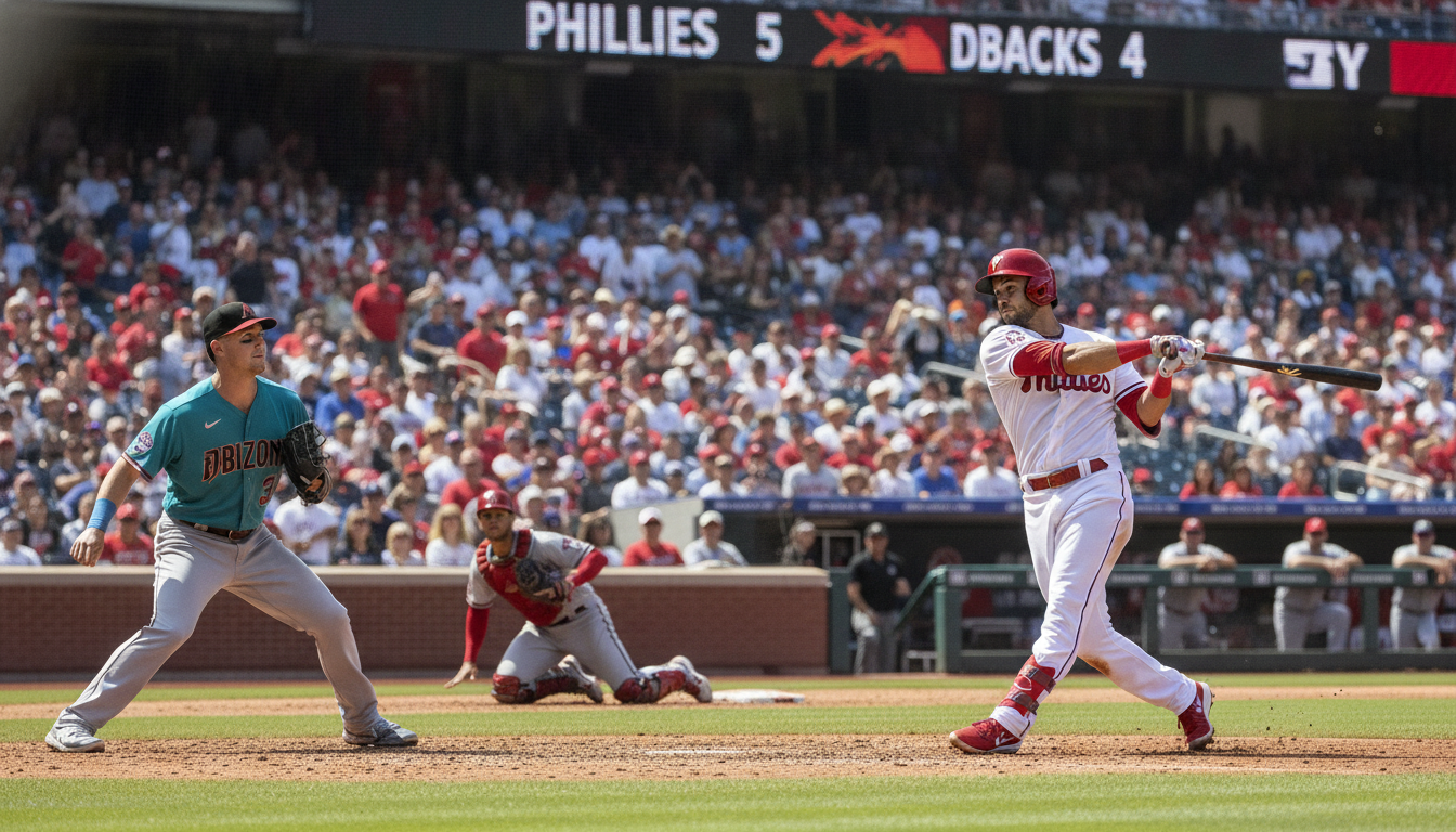 Phillies on Brink: D-backs Surge to Within One Game of NL Wild Card Spot