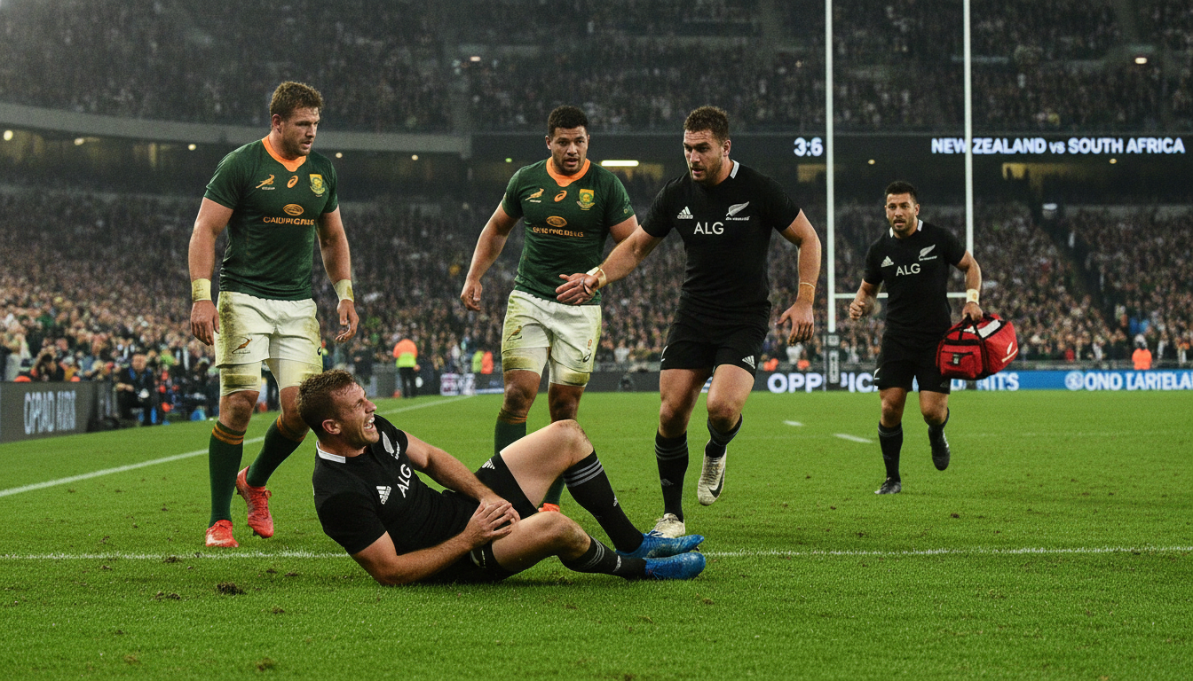 All Blacks Grapple with Major Injury Crisis Ahead of Bledisloe Cup