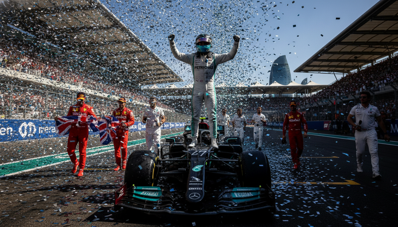 George Russell Wins Azerbaijan Grand Prix, Narrows Championship Gap