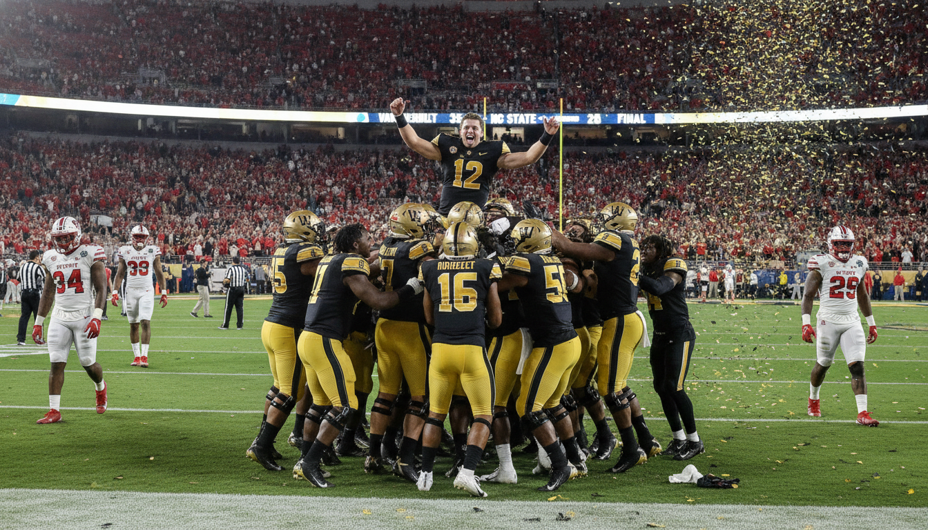 Vanderbilt Stuns NC State with 'Music City Miracle' Fumble-Recovery Touchdown