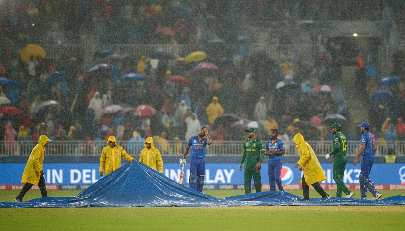 Rain Halts Asian Games Cricket Quarterfinals; India and Pakistan Advance